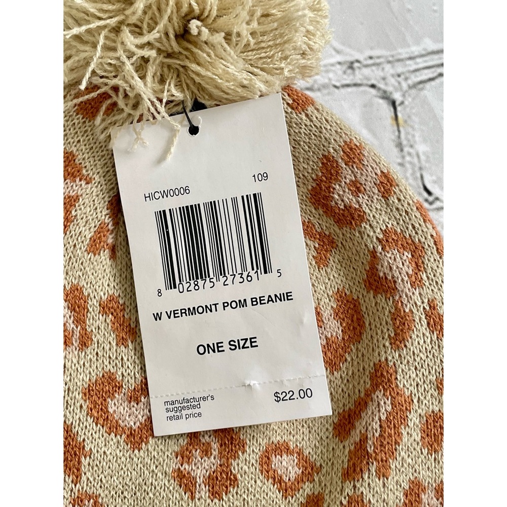 Hurley Vermont Pom Beanie NWT! - Picture 10 of 10